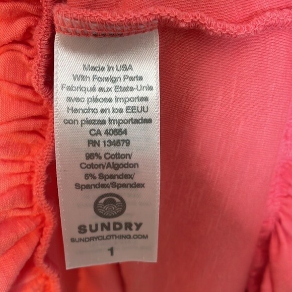 Sundry Cassia Tiered Midi Dress Size Small - Picture 5 of 7